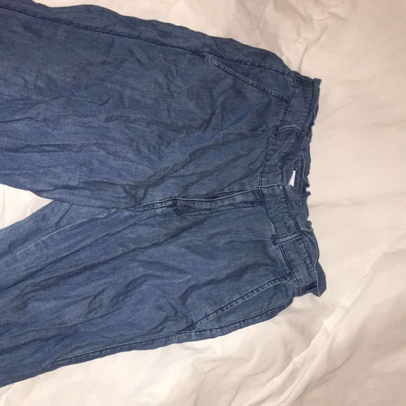 Thin Denim Paperbag Jeans - Picture 4 of 6